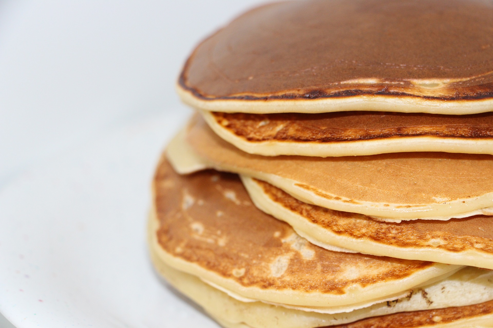 Stack of buttermilk pancakes